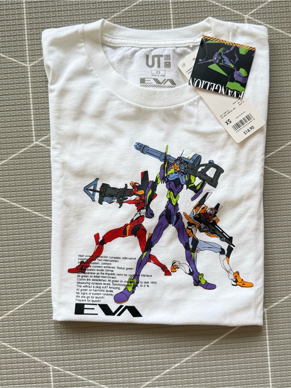 Uniqlo UT Evangelion Graphic Tee - Collector item